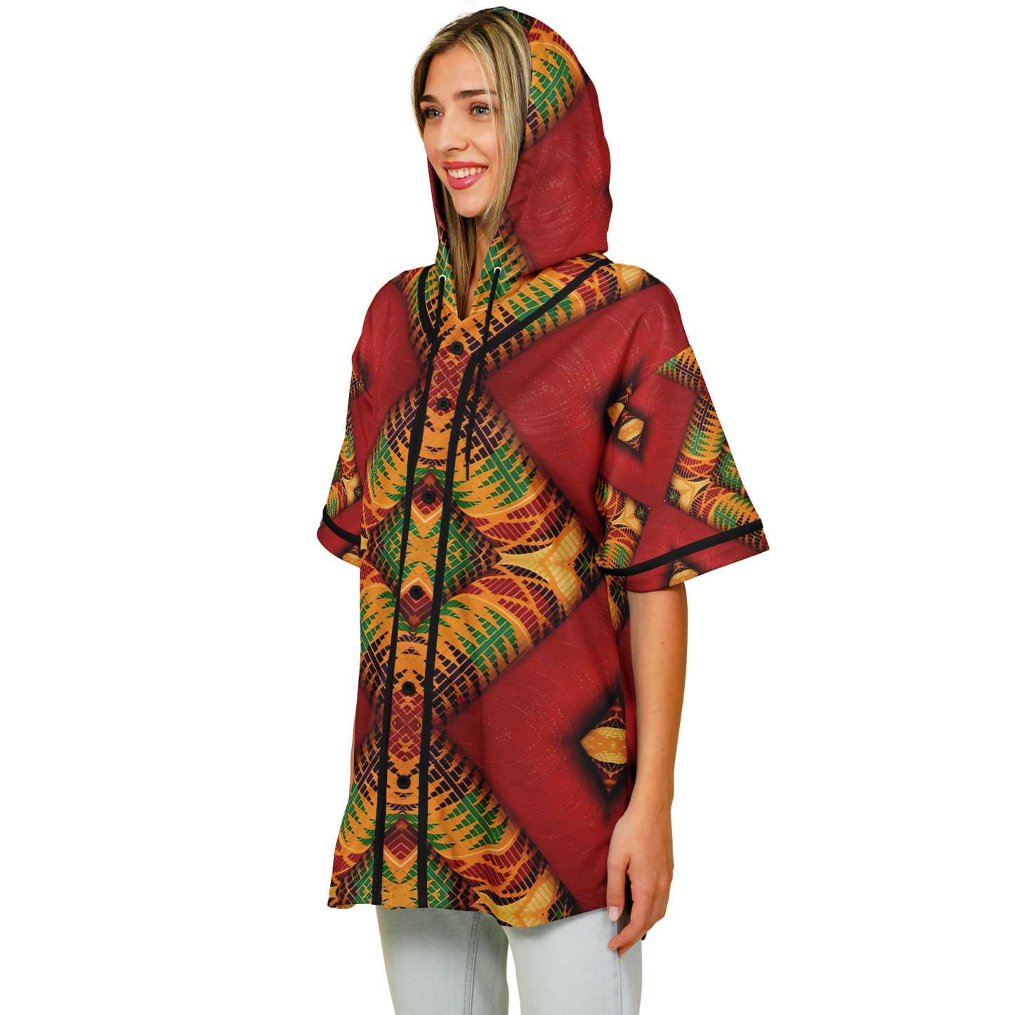 Women's Hooded Baseball Jersey