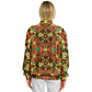 Women's Bold Tribal Kaleidoscope Pattern All Over Print Baseball Jacket