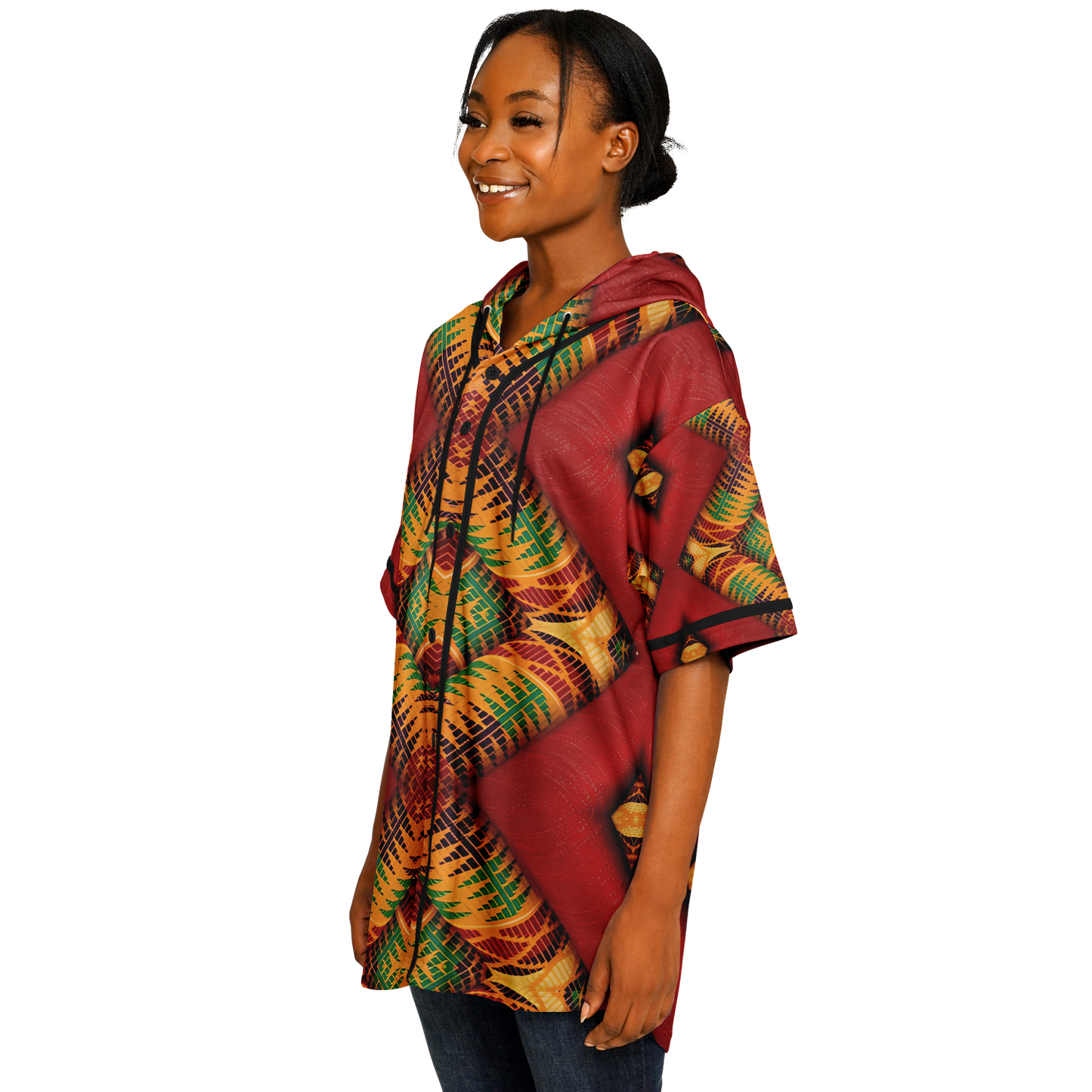 Women's Hooded Baseball Jersey